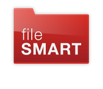 FileSMART with red folder icon and white text.