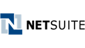 NetSuite logo with a blue geometric “N” icon and black text.