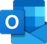 Microsoft Outlook logo with blue envelope icon and “O” symbol