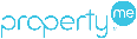 PropertyMe logo for cloud-based property management software in Australia and New Zealand.