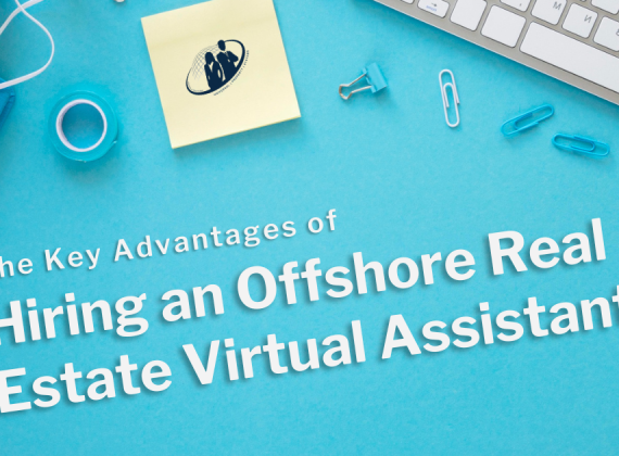 Text chart listing the key advantages of hiring an offshore real estate virtual assistant.