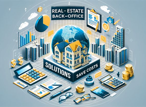 A digital illustration related to real estate back-office solutions.